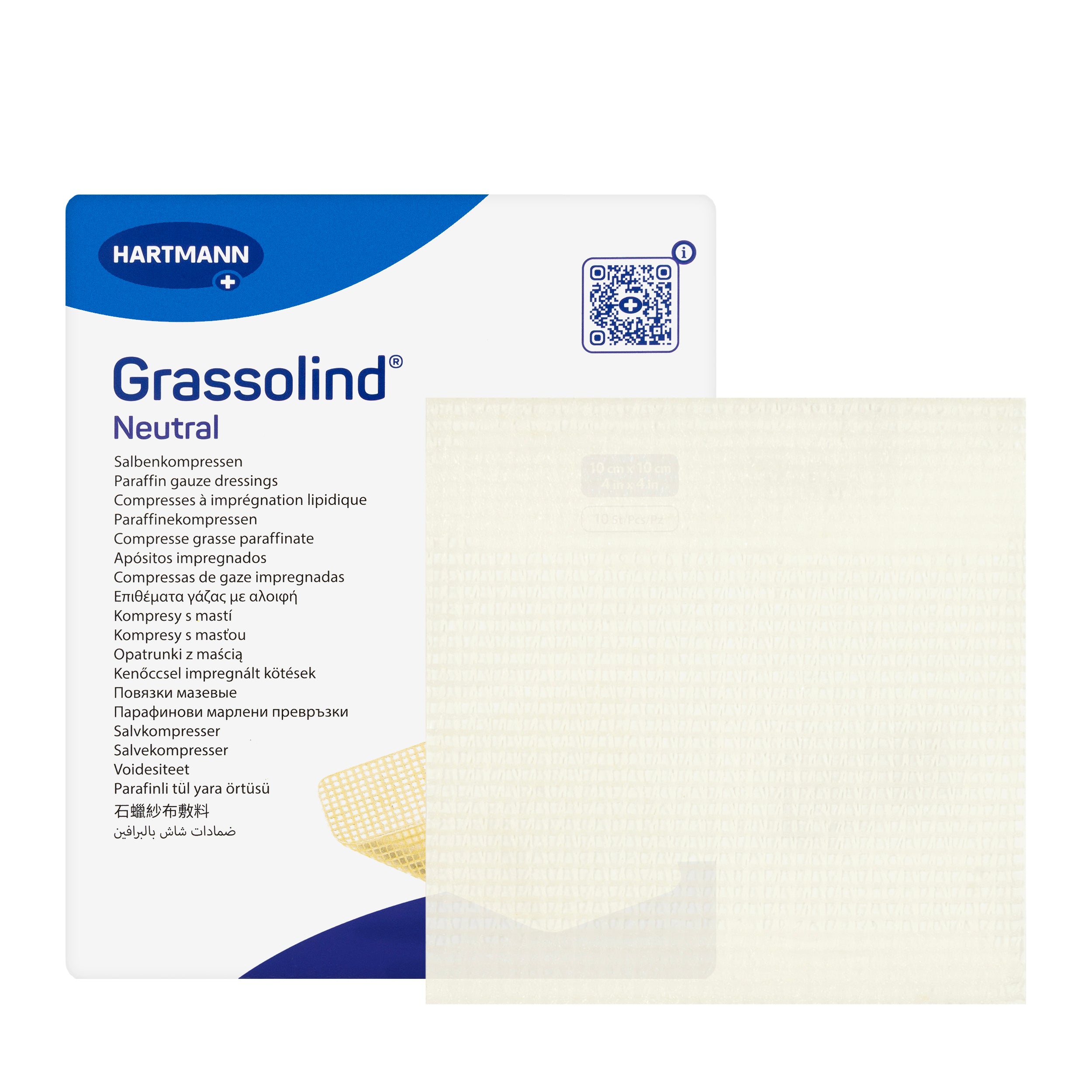 Hartmann Grassolind 10X10Cm 10 Pieces