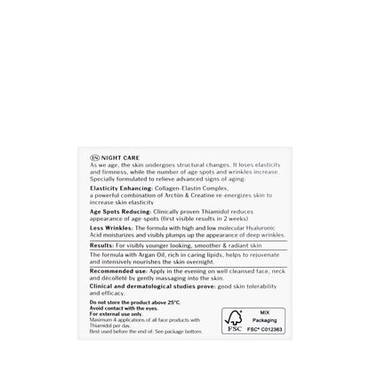 Eucerin Anti-Age Hyaluron-Filler + Elasticity Night Cream 50 Ml