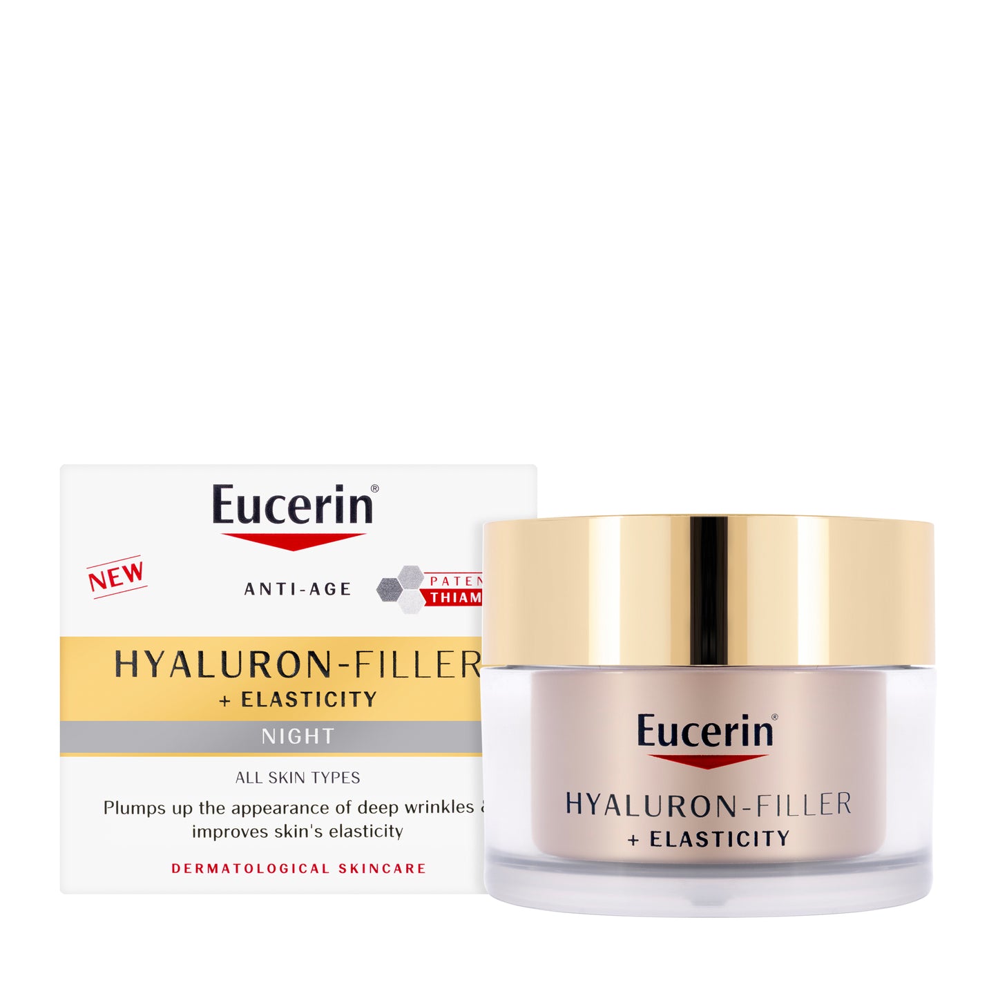 Eucerin Anti-Age Hyaluron-Filler + Elasticity Night Cream 50 Ml