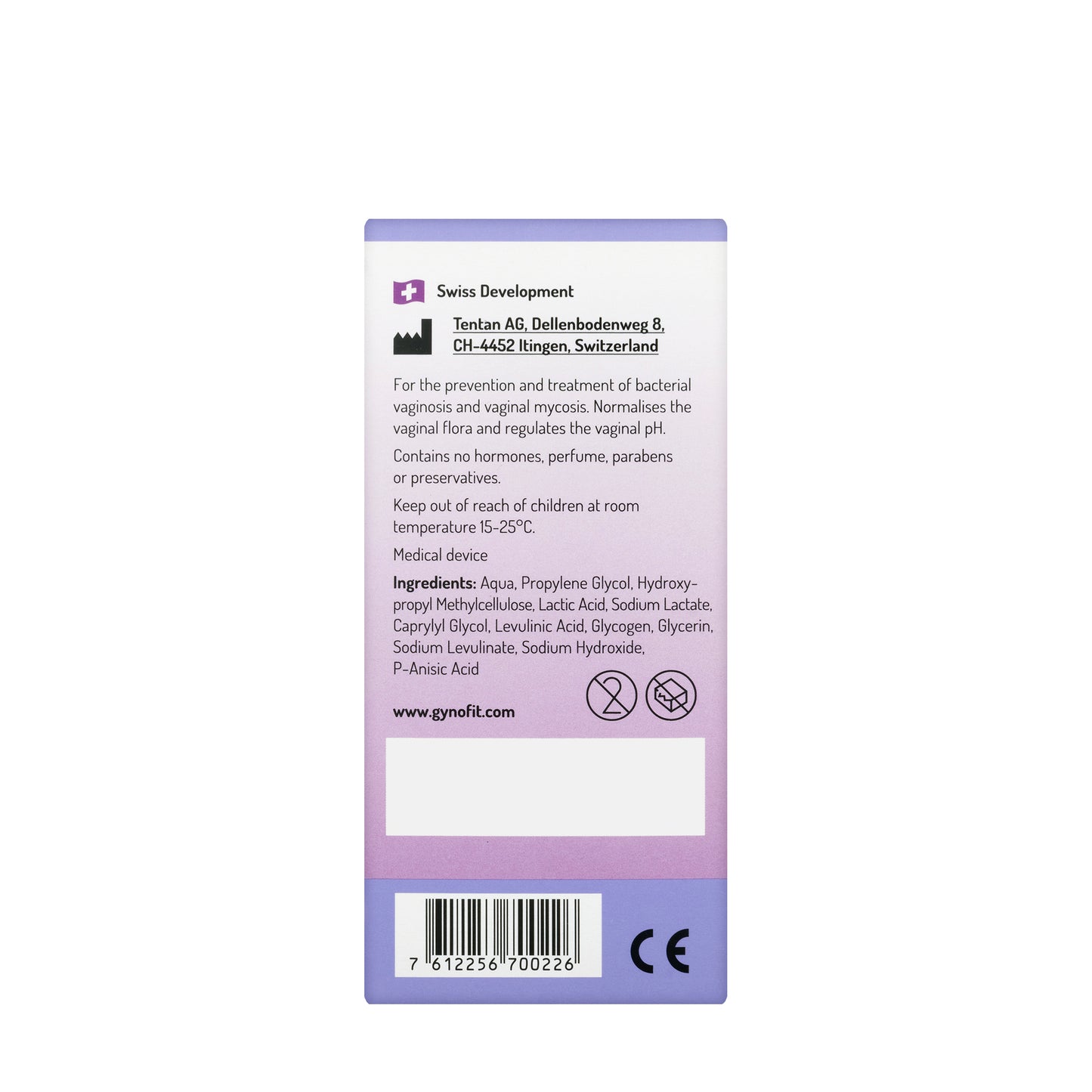 Gynofit Lactic Acid Gel 6 Pieces