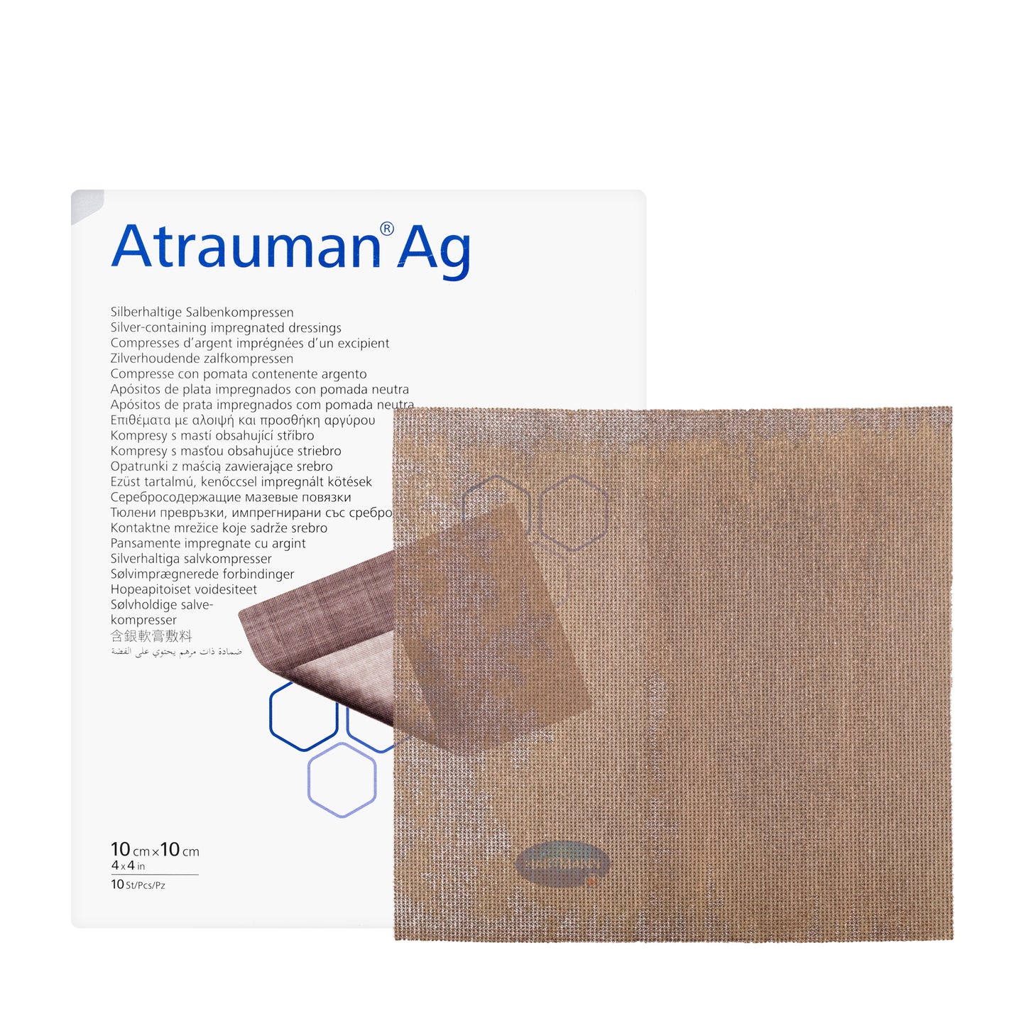 Hartmann Atrauman-Ag 10CmX10Cm 10 Pieces