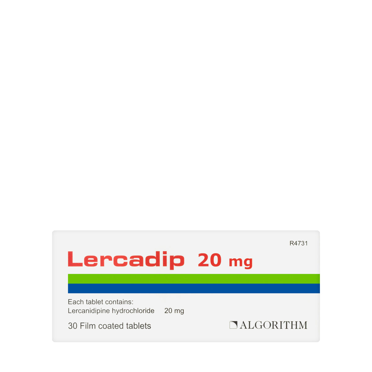 Lercadip 20Mg 30 Tablets