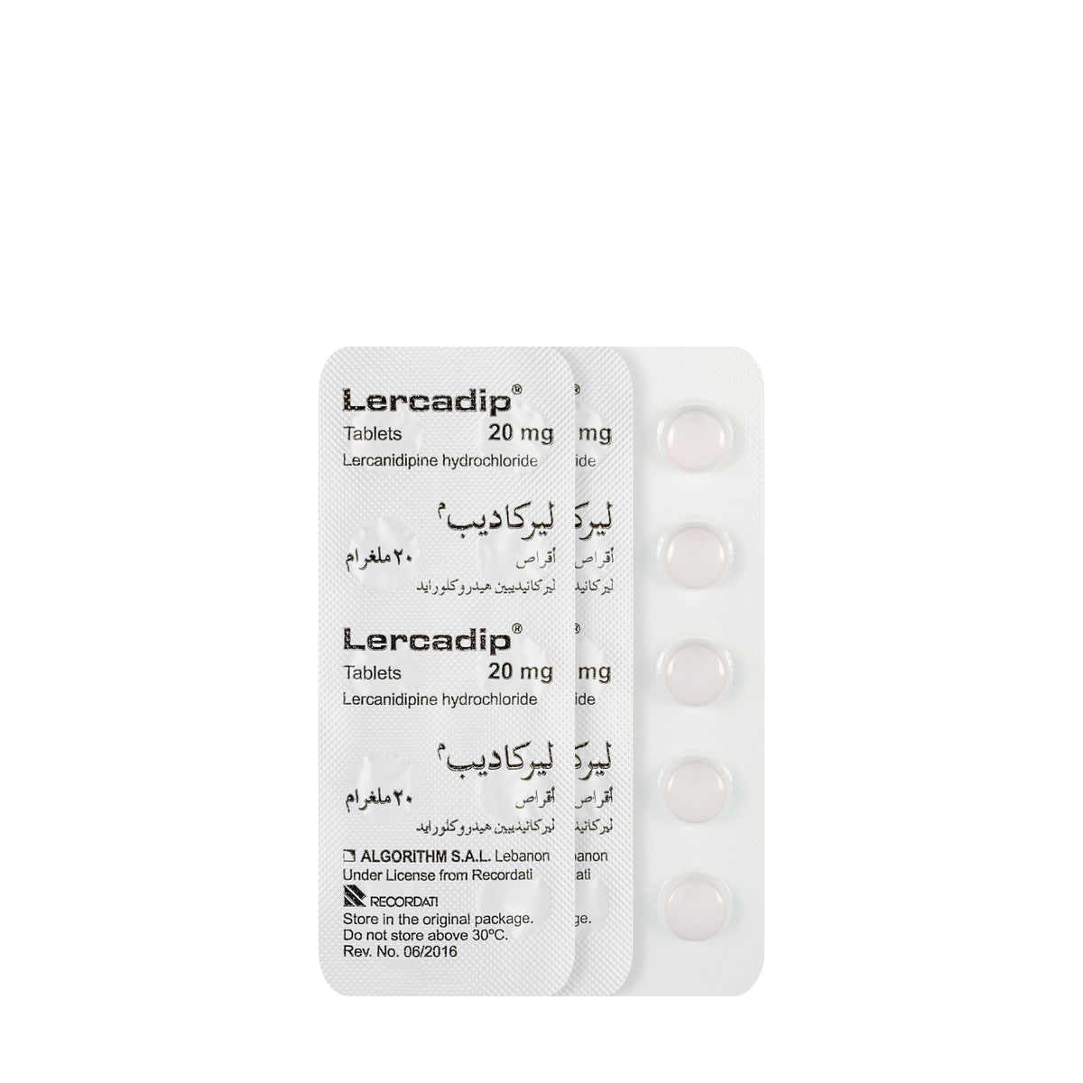 Lercadip 20Mg 30 Tablets
