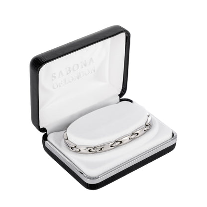 Sabona 302 Lady Executive Silver Sports Magnetic Bracelet [Large]