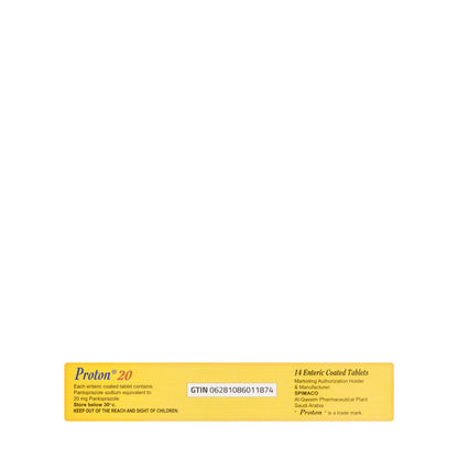 Proton 20Mg 14 Tablets