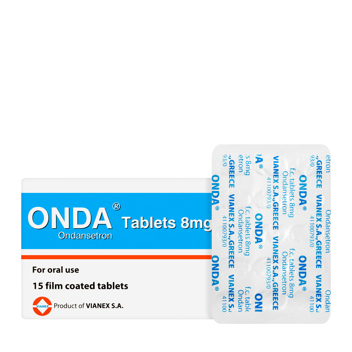 Onda 8Mg 15 Tablets