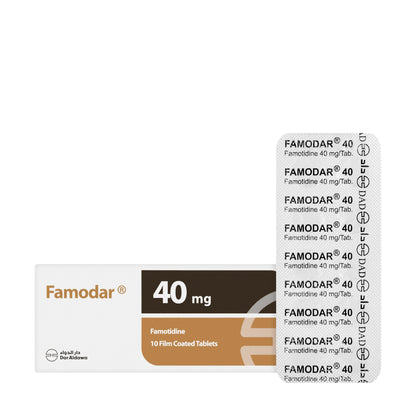 Famodar 40Mg 10 Tablets