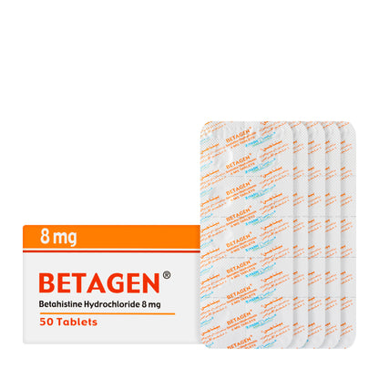 Betagen  8Mg 50Tablets