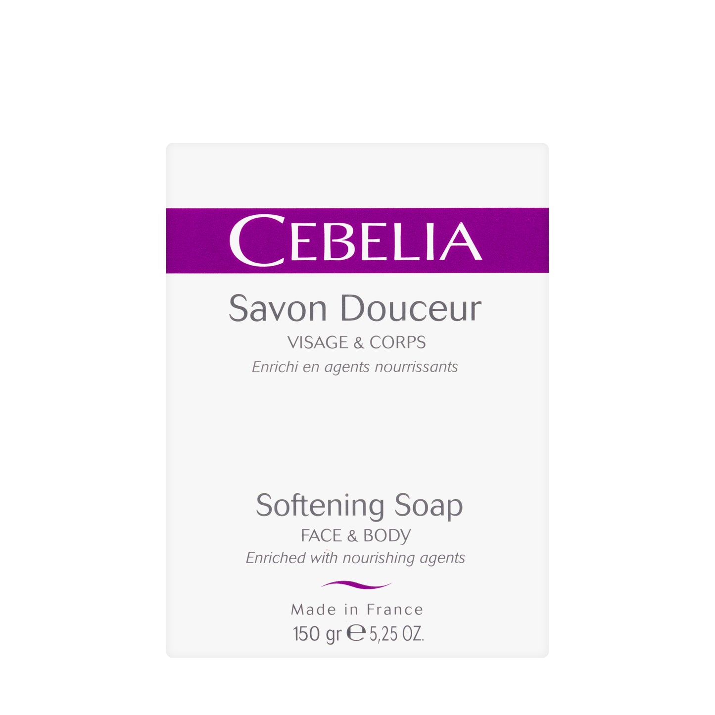 Cebelia Savon Douceur (Softening Soap for Face & Body) 150 Gm