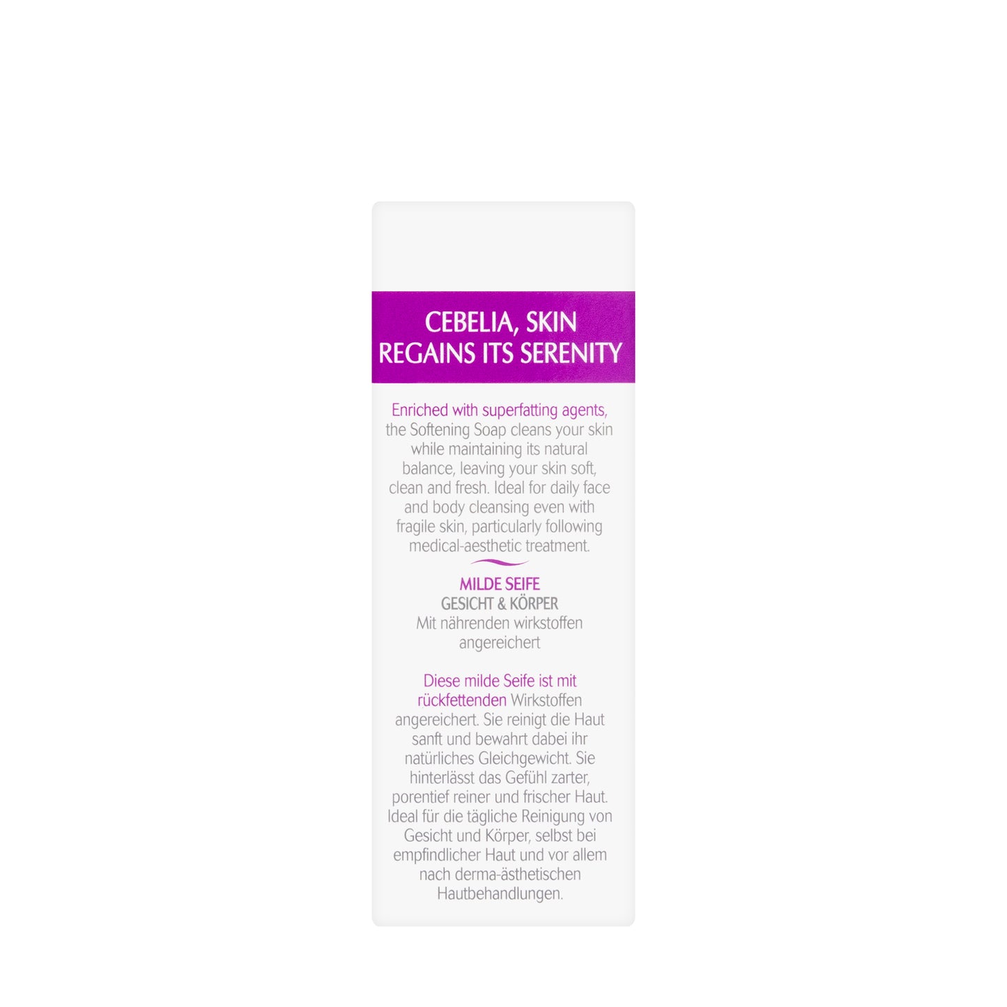 Cebelia Savon Douceur (Softening Soap for Face & Body) 150 Gm