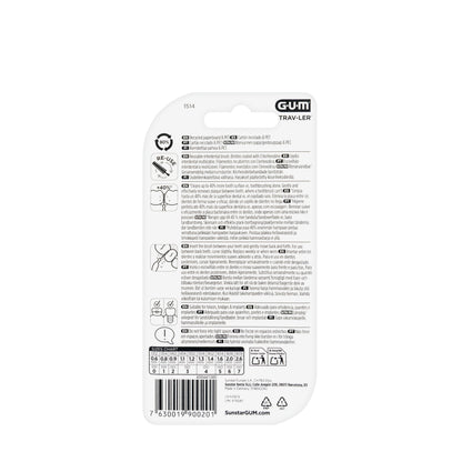 Gum Travler Intradental brush 1.3 mm-Yellow [1514]