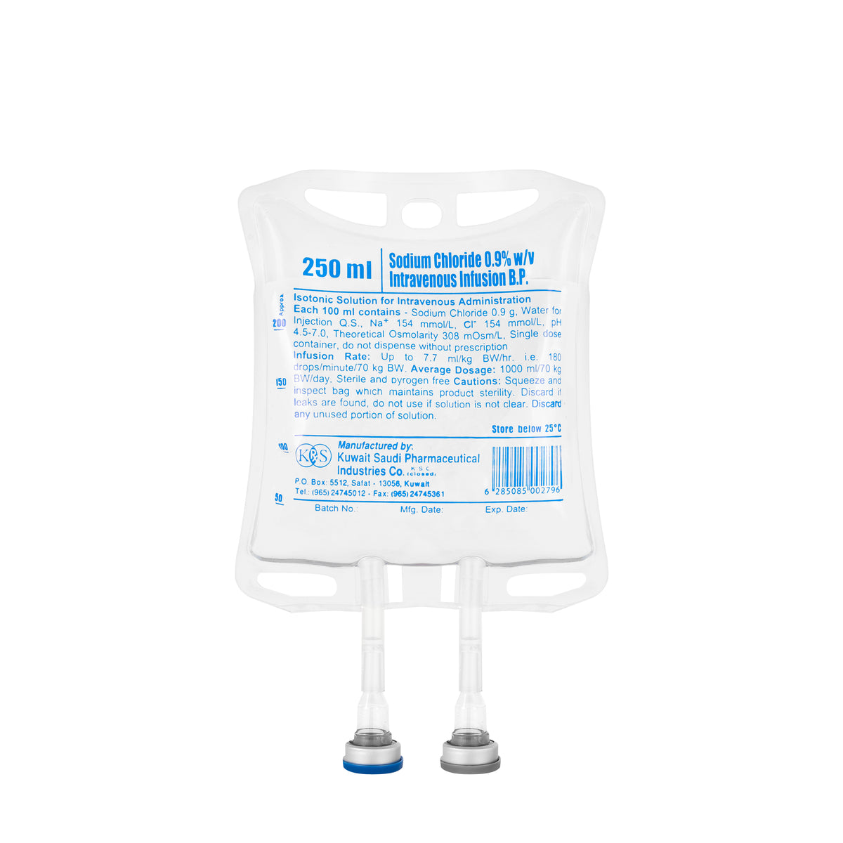 Ksp Sodium Chloride 0.9% [Saline] 250 Ml