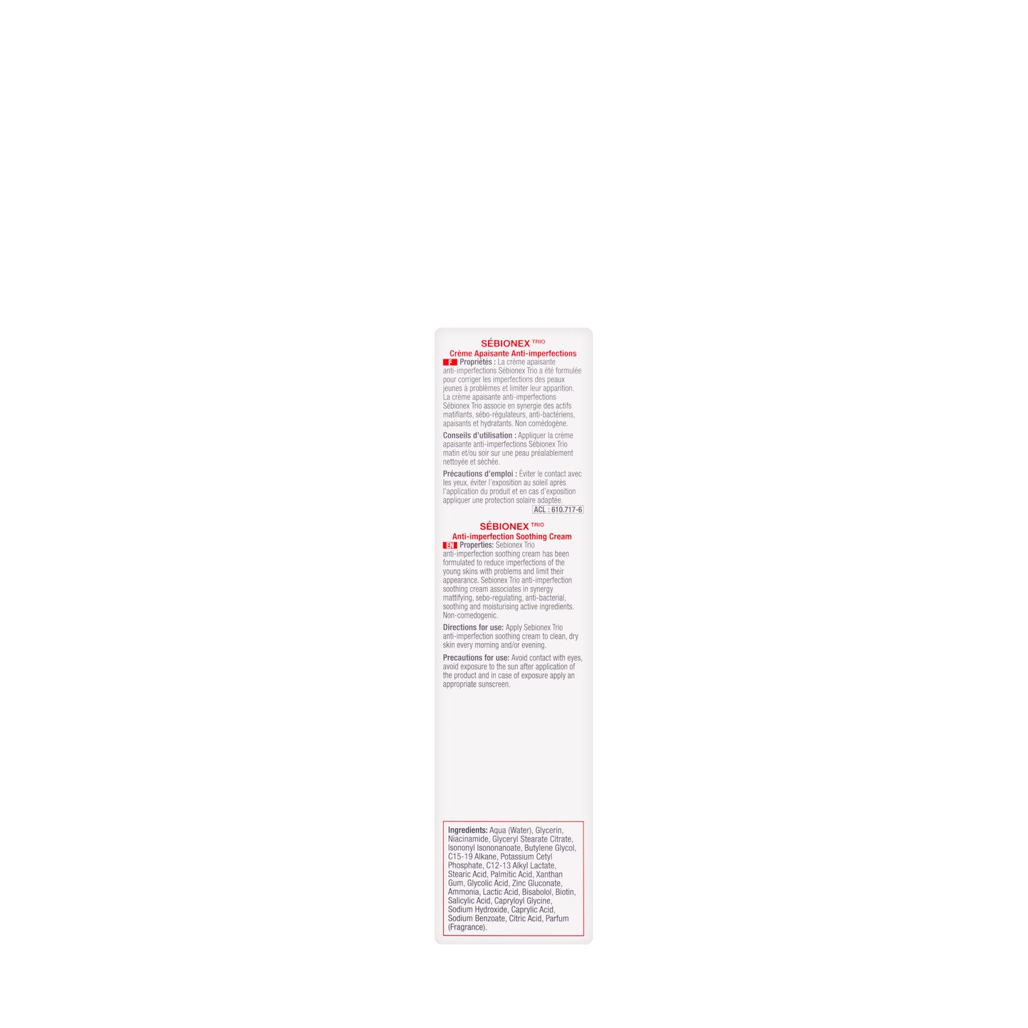 ACM Sebionex Trio Anti Imperfection Cream 40 Ml