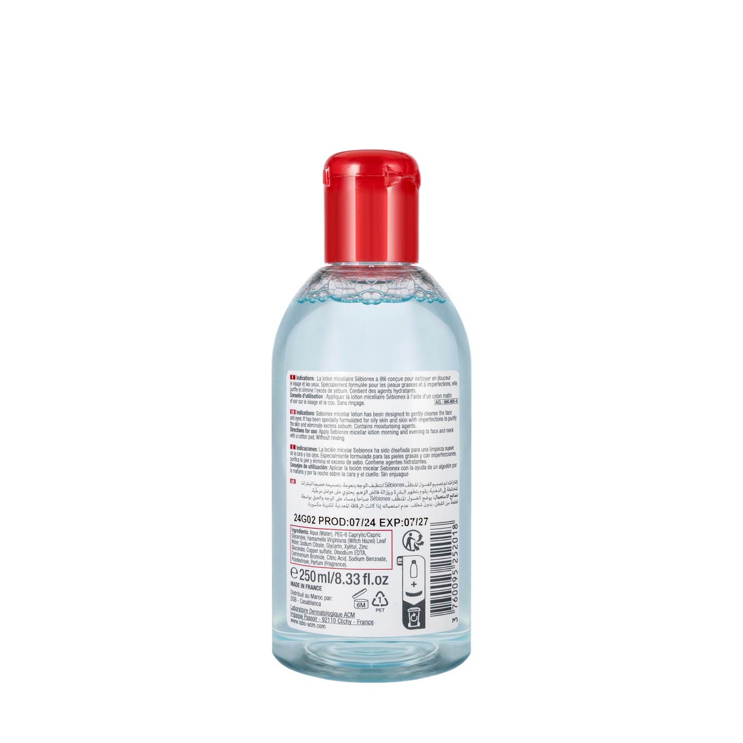 ACM Sebionex Micellar Lotion 250 Ml