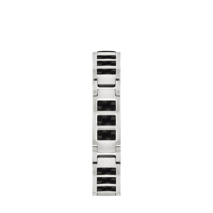 Sabona 350 Black Carbon Stainless Magnetic Bracelet [Medium]