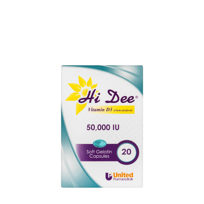 Hi Dee 50000IU 20 Capsules
