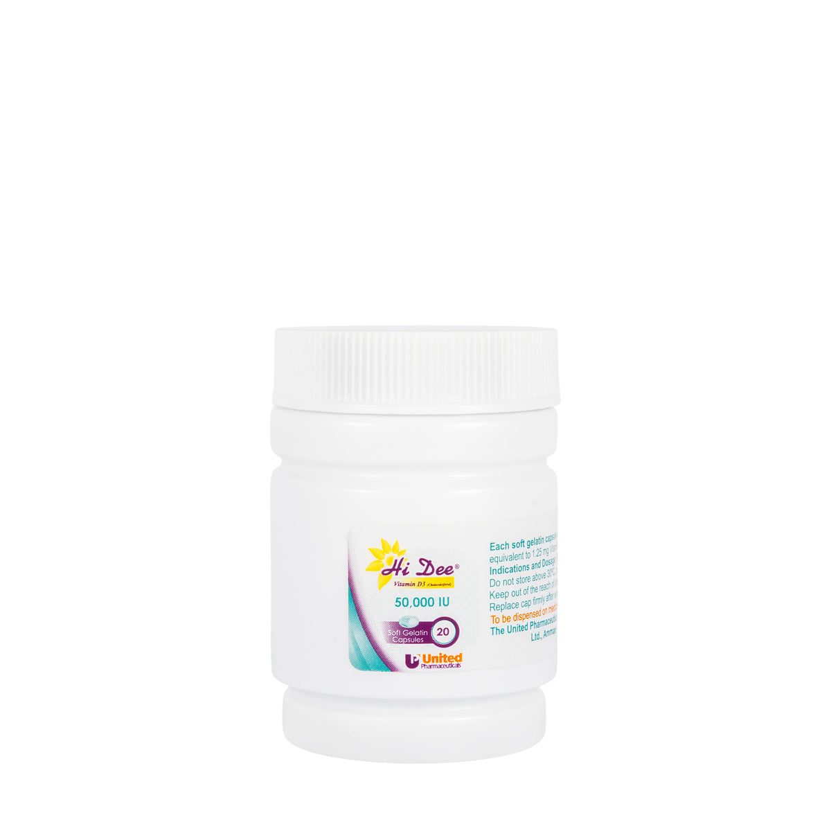 Hi Dee 50000IU 20 Capsules