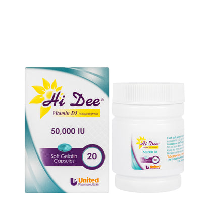 Hi Dee 50000IU 20 Capsules