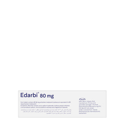Edarbi 80Mg 28 Tablets