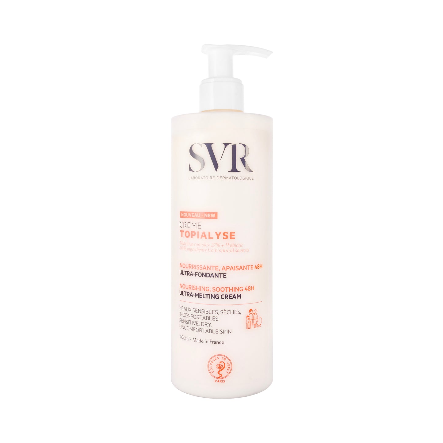 SVR Topialyse Emolient Cream 400 ml