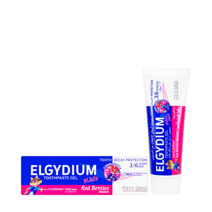 Elgydium Kids Toothpaste Red Berries 2-6 Years