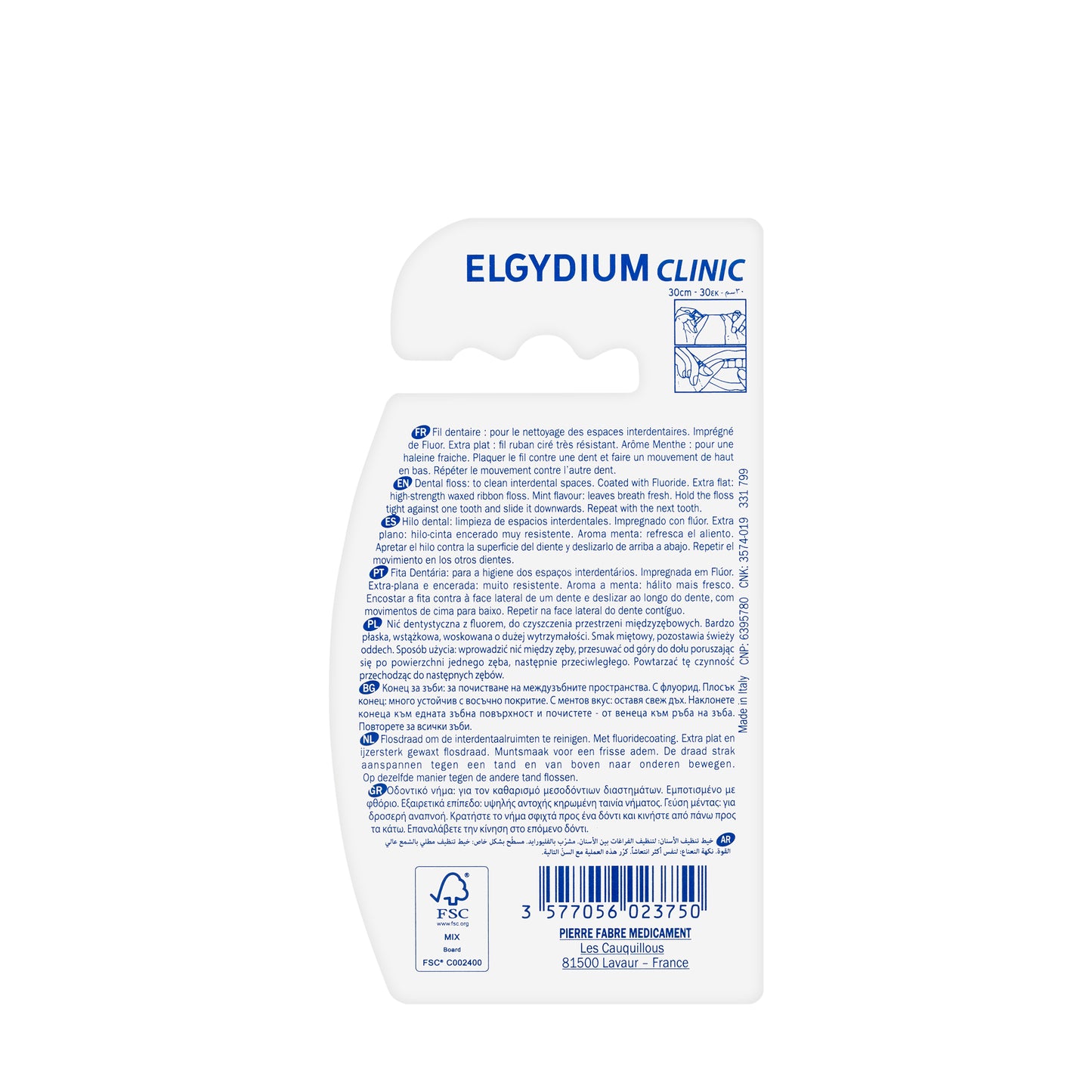 Elgydium Dental Floss Fluoride