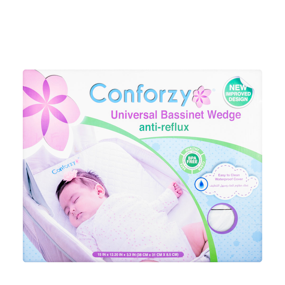 Conforzy Wedge 15 Rectangle 38 x 31 x 8.5 cm