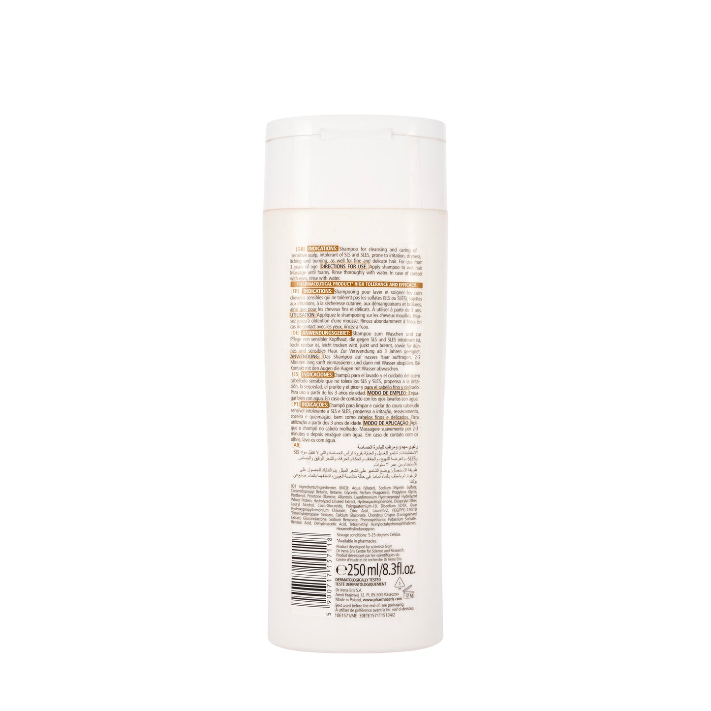 Pharmaceris H H-Sensitonin Soothing and Moisturizing Micellar Shampoo for Delicate Hair 250 Ml