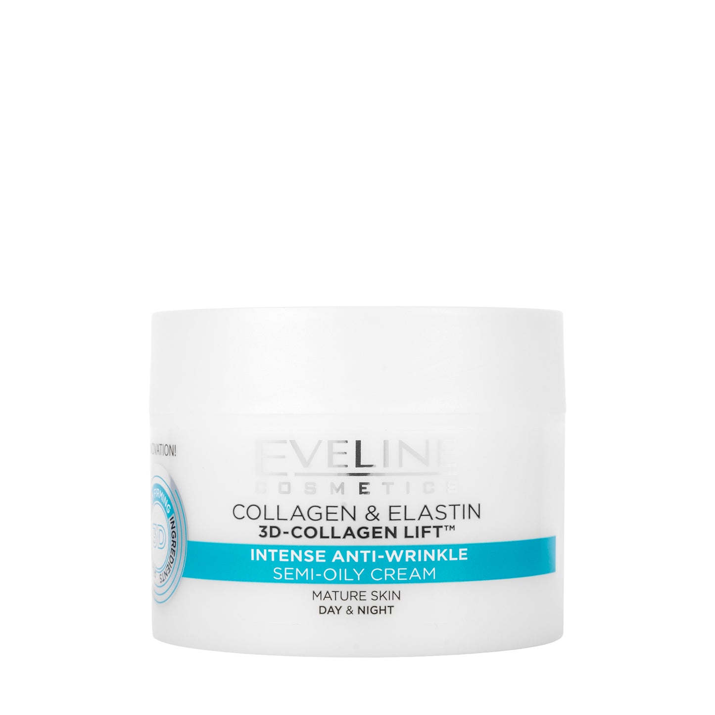 Eveline 3D Collagen Lift Intense Anti-Wrinkle Day and Night Cream 50 Ml