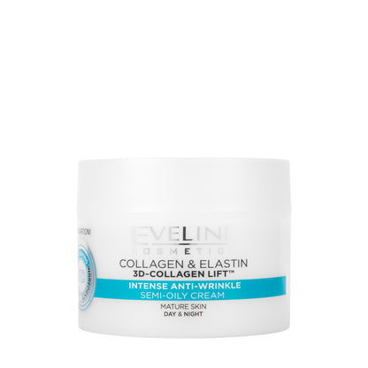 Eveline 3D Collagen Lift Intense Anti-Wrinkle Day and Night Cream 50 Ml