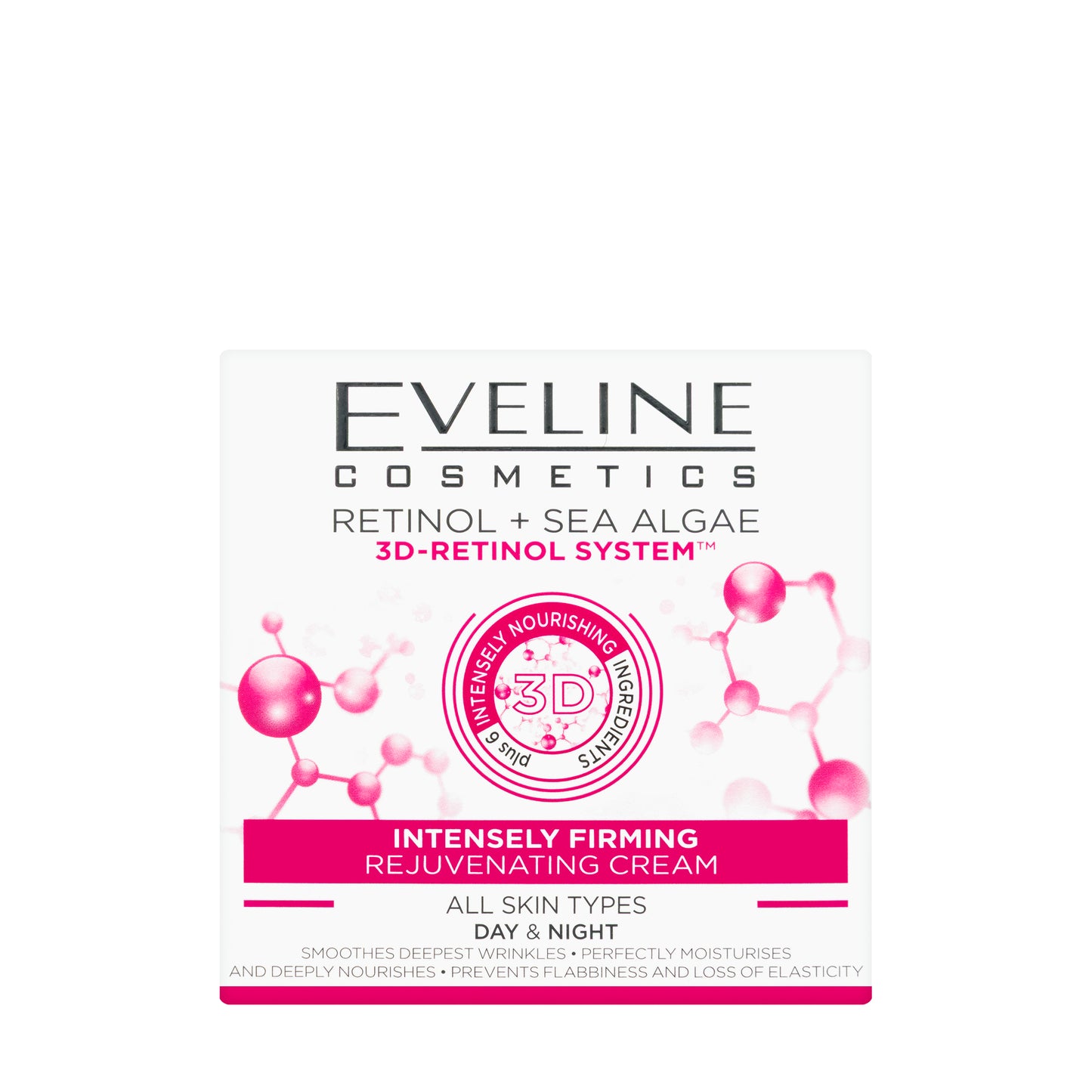 Eveline 3D-Retinol System Firming Rejuvenating Day and Night Cream 50 Ml