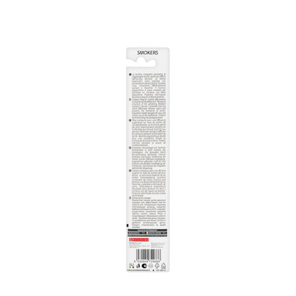 President Smokers White Toothbrush-Medium/Hard