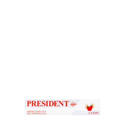President Kids 3-6 Years Strawberry Toothpaste 50ml