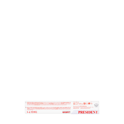 President Kids 3-6 Years Strawberry Toothpaste 50ml