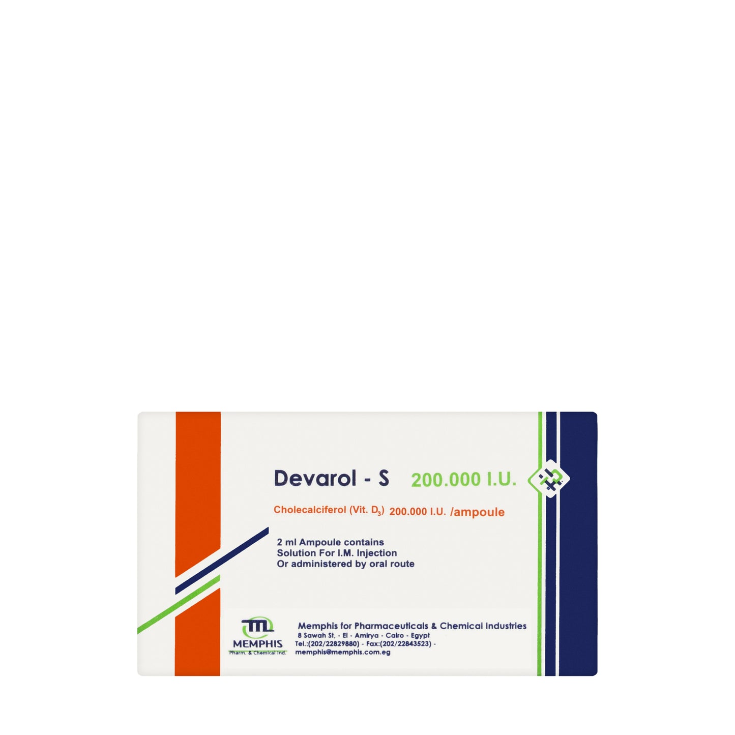 Devarol S 200000IU Vitamin-D 2Ml 1 Ampules