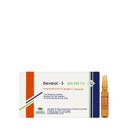 Devarol S 200000IU Vitamin-D 2Ml 1 Ampules