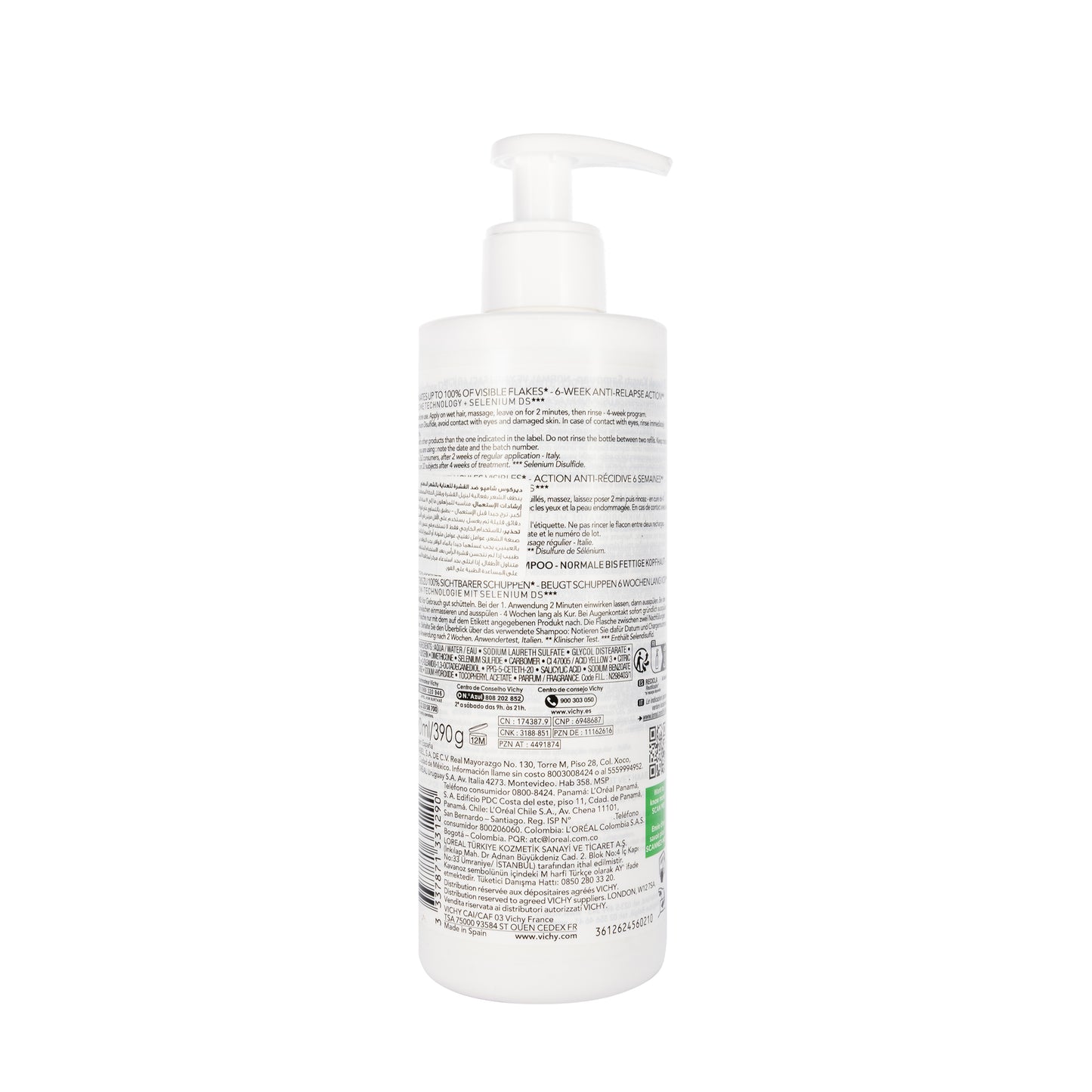 Vichy Dercos shampoo Dandruff Oily 390 ml Offer