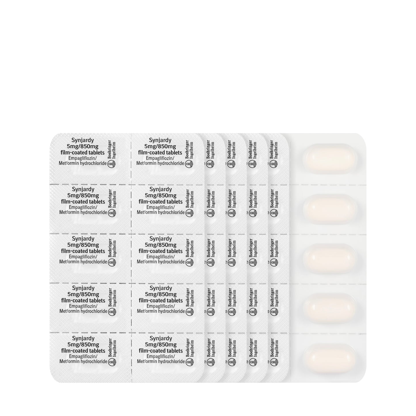 Synjardy 5/850Mg 60 Tablets