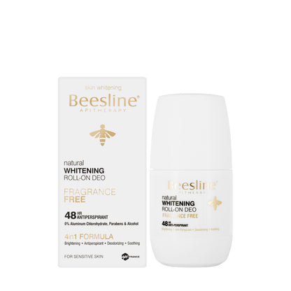 Beesline 48 Hours Whitening Roll On Deo Fragrance Free 50 Ml