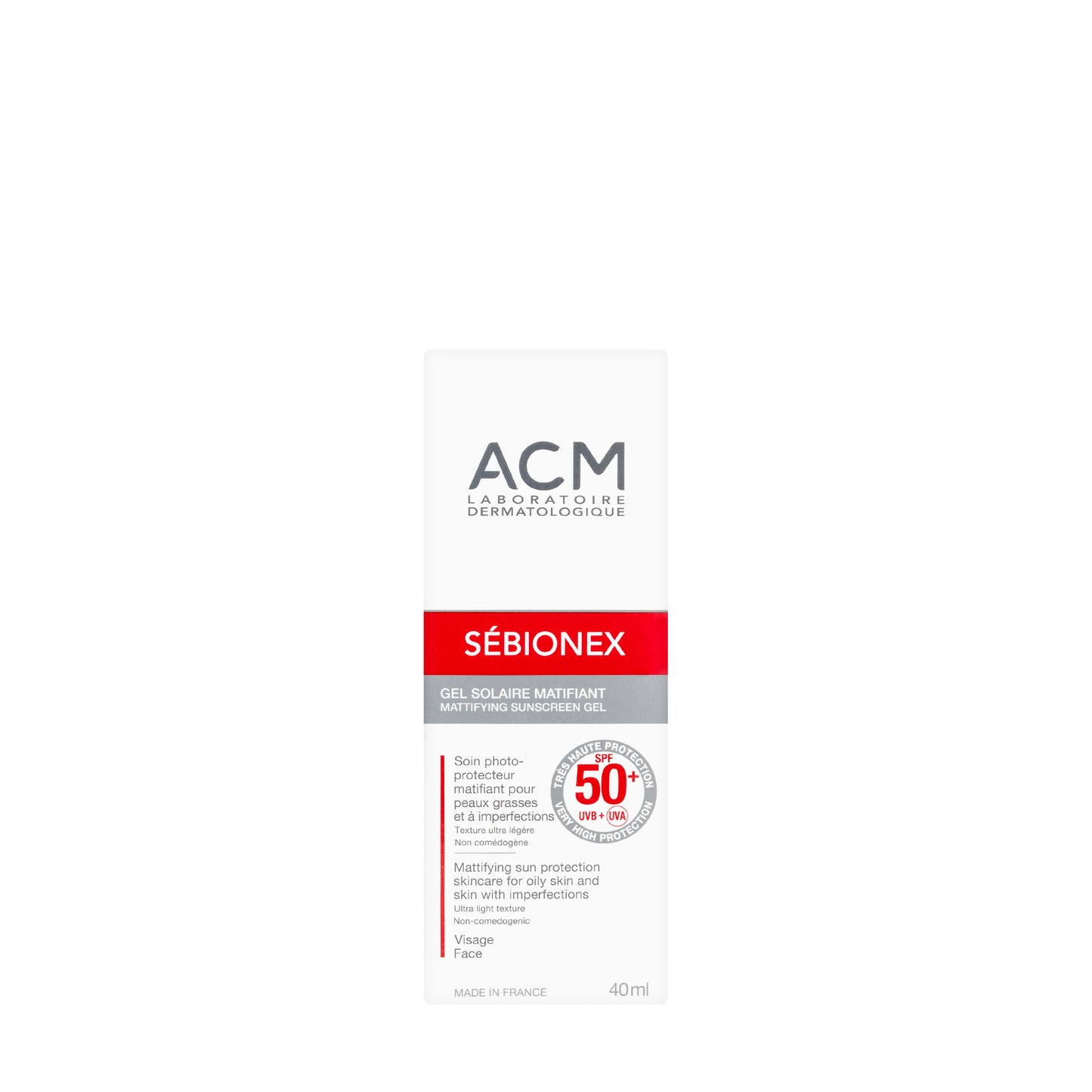 ACM Sebionex Mattifying Cream Gel Spf 50+ 40 Ml