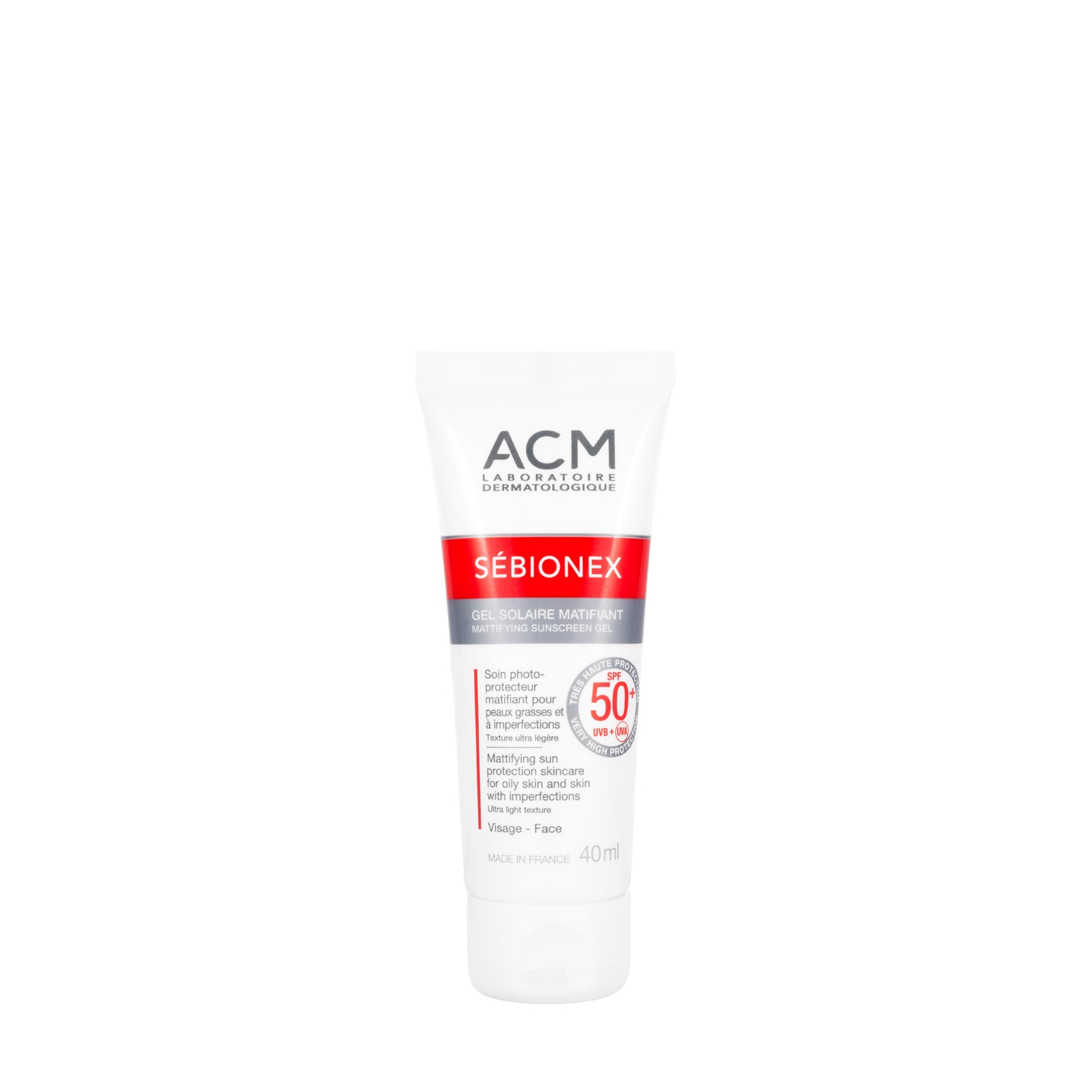 ACM Sebionex Mattifying Cream Gel Spf 50+ 40 Ml