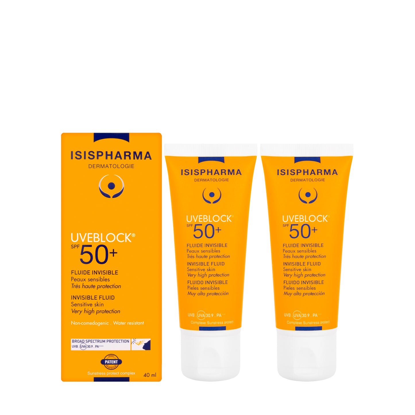 Isis Spf 50+ Invisible Fluid 40 Ml [1+1 ]Offere