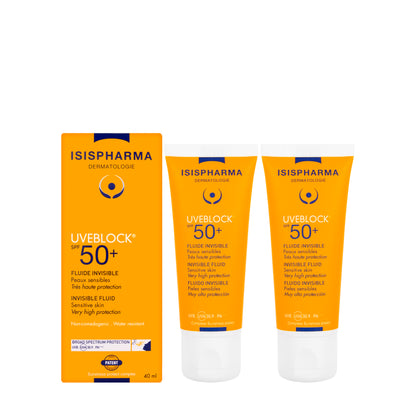 Isis Spf 50+ Invisible Fluid 40 Ml [1+1 ]Offere