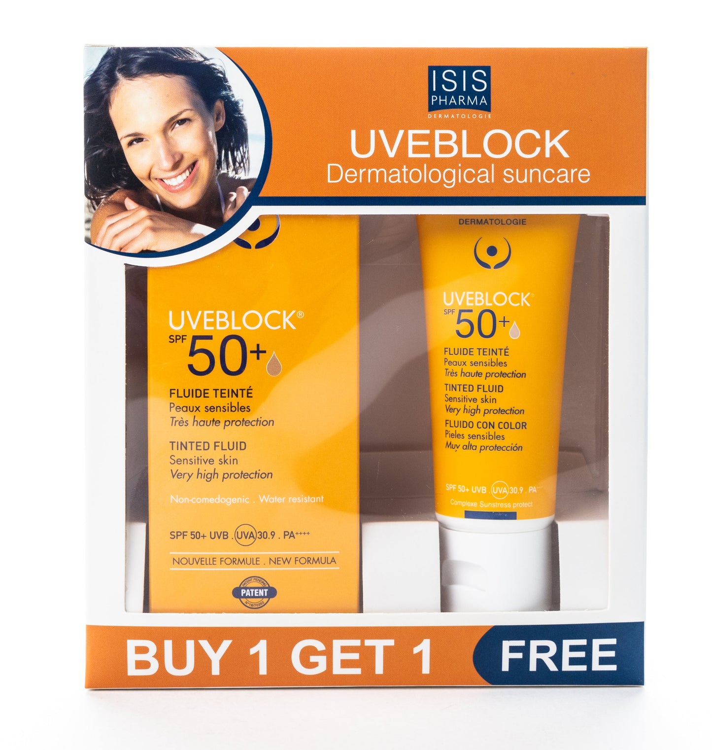 Isis Spf 50+ Light Tint 40 Ml Fluid [1+1] Offere