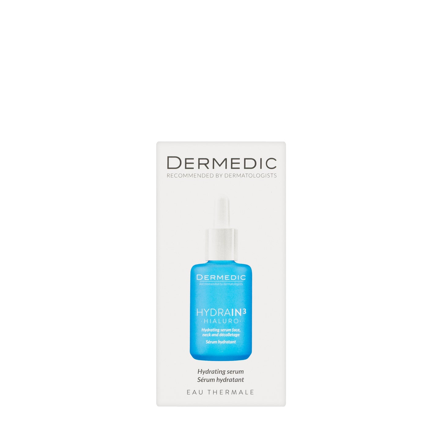 Dermedic Hydrain3 Hialuro Hydrating Serum for Face, Neck, and Décolletage 30 ml