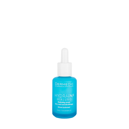 Dermedic Hydrain3 Hialuro Hydrating Serum for Face, Neck, and Décolletage 30 ml