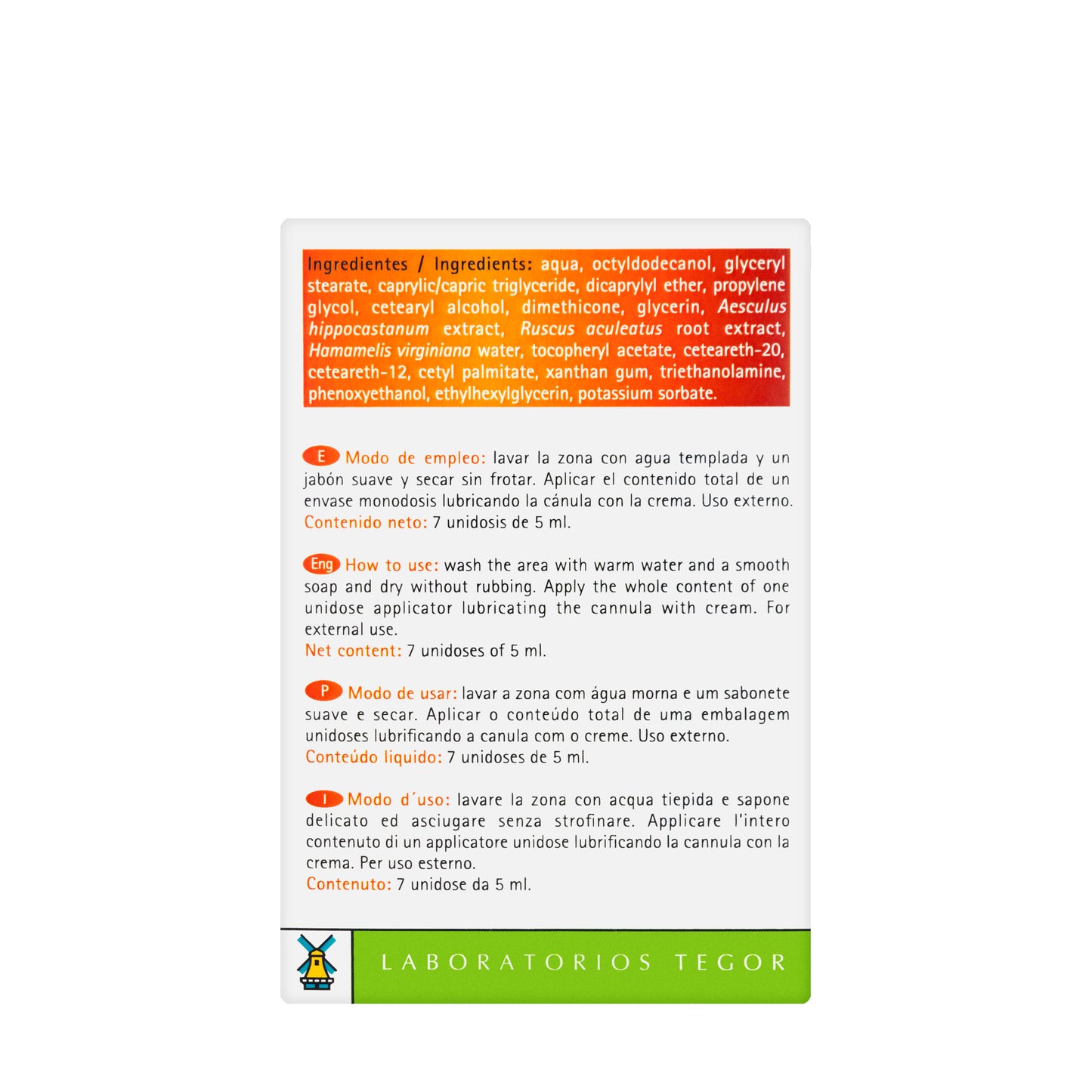 Hemoter Anti Hemorroids Gel 7 Pieces