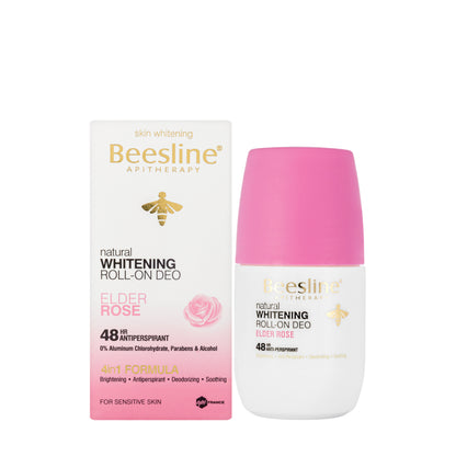 Beesline 48 Hours Whitening Roll On Deo Elder Rose 50 Ml