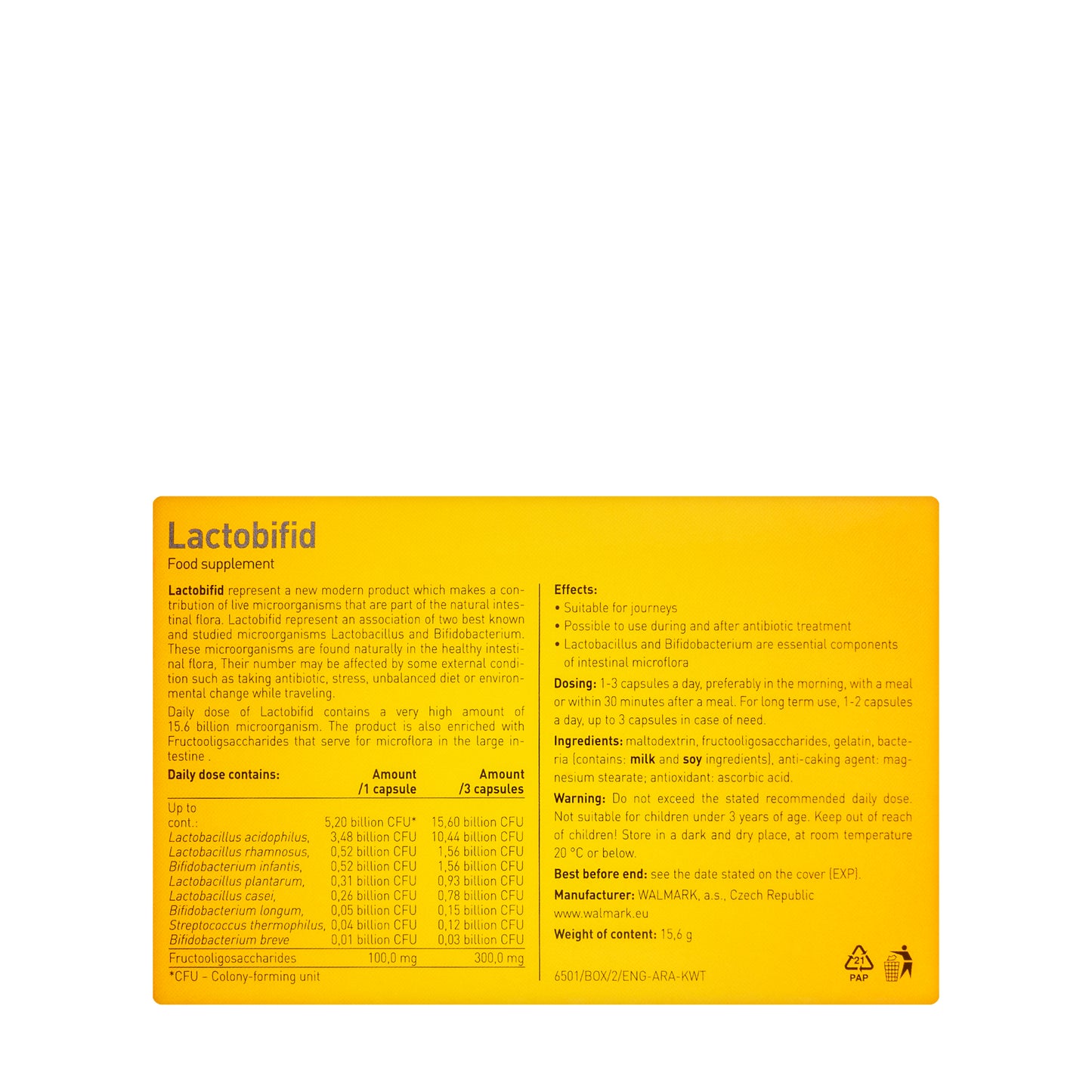 Lactobifid Probiotic 56 Capsule