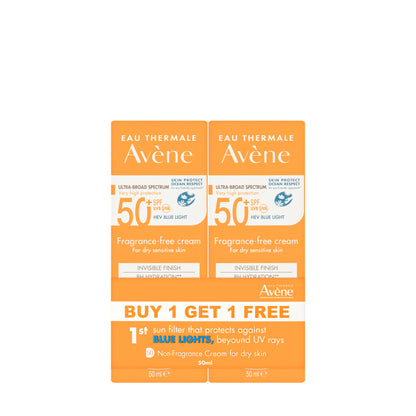 Avène SPF 50+ Very High Protection Cream 50 Ml 1+1 Offer Pack